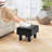 Stimpson Faux Leather Ottoman-351130910