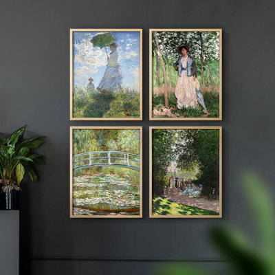 «Vintage Landscape XL III», 4 pièces sur papier