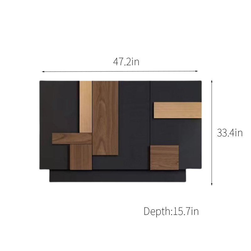 Armoire d'appoint légère avec rangement