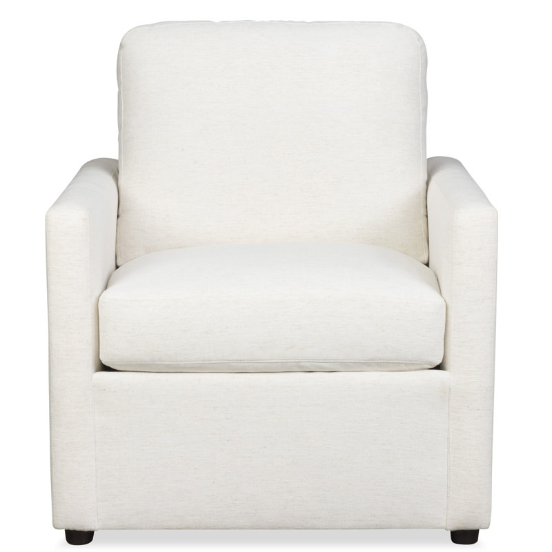 Fauteuil large Savannah, Toile blanc cassé Bayou