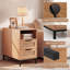 35cm W Metal Bedside Table-65661218