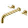 High Flow Rate Extra Long Spout Double Handle Wall Mounted