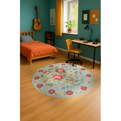 Tapis bleu Mosso