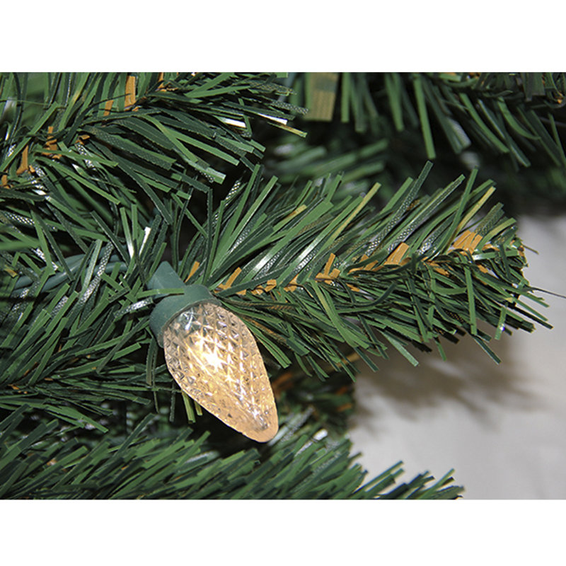 Artificial Fir Christmas Tree with Lights, 20' H