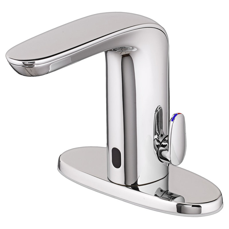 Polished Chrome Touchless Single-Hole Bathroom Faucet
