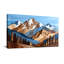 Paysage et nature Chaîne de montagnes Forêt Lac Ciel Arbres Neiges-1252596098