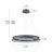 1-Light Dimmable Ring LED Chandelier