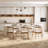Multifunctional Extendable Console Table Desk Dining-1454090875