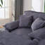 Canapé simple avec 2 coussins décoratifs et un repose-pieds, canapé confortable, canapé à assise profonde, canapé de salon-117842472