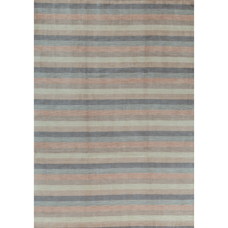 Gabbeh Wool Striped Area Rug