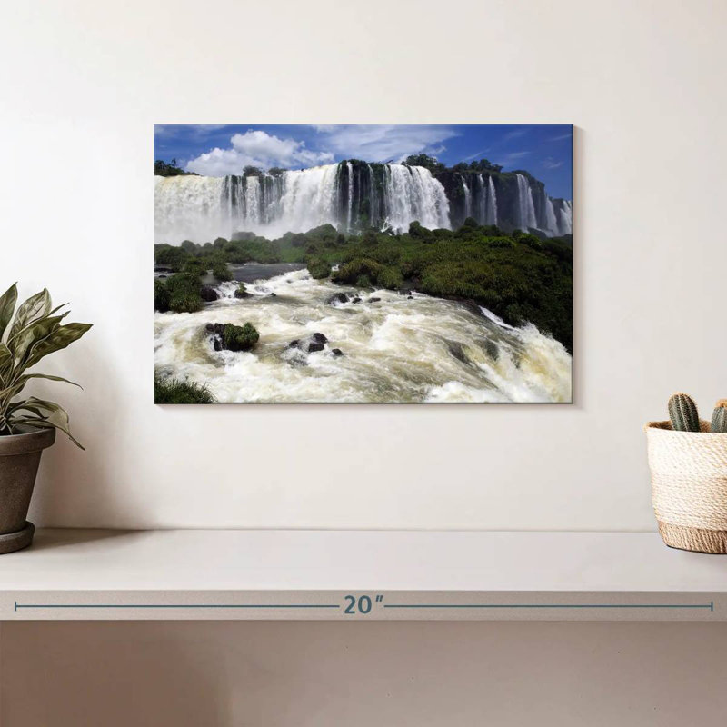 Alvord Flowing Iguazu Falls, 8" H x 12" W
