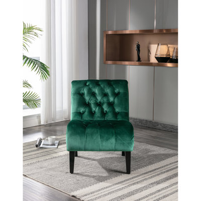 Fauteuil en velours pour fauteuil