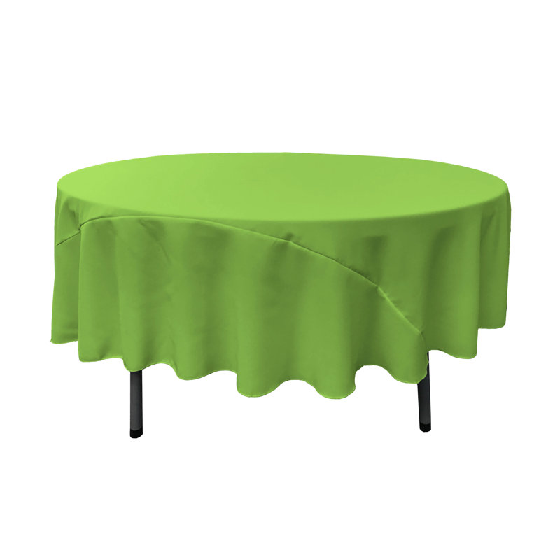Nappe ronde de couleur unie Fisher, Lime, Rond de 90 po