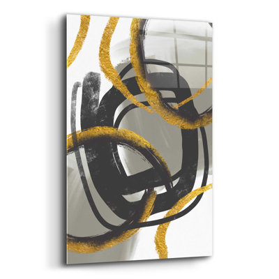«Gold Meets Neutrals IV» par Andrea Haase - impression sans cadre