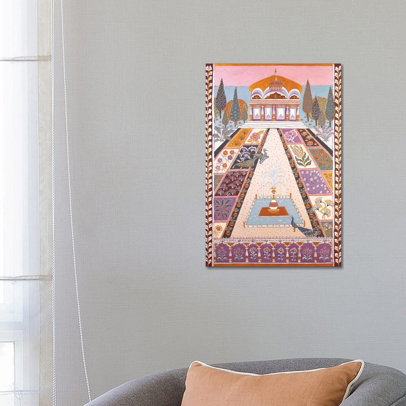 The Maharadja’s Garden by Berit Bredahl Nielsen - Wrapped Canvas Gallery-Wrapped Canvas Giclée