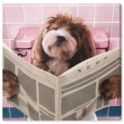 Lab Time Pupp II - peinture sur toile