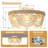 Boho 20" Beige Beaded Smart Caged Ceiling Fan with Light Kit, Remote and APP Control, Flush Mount Fan