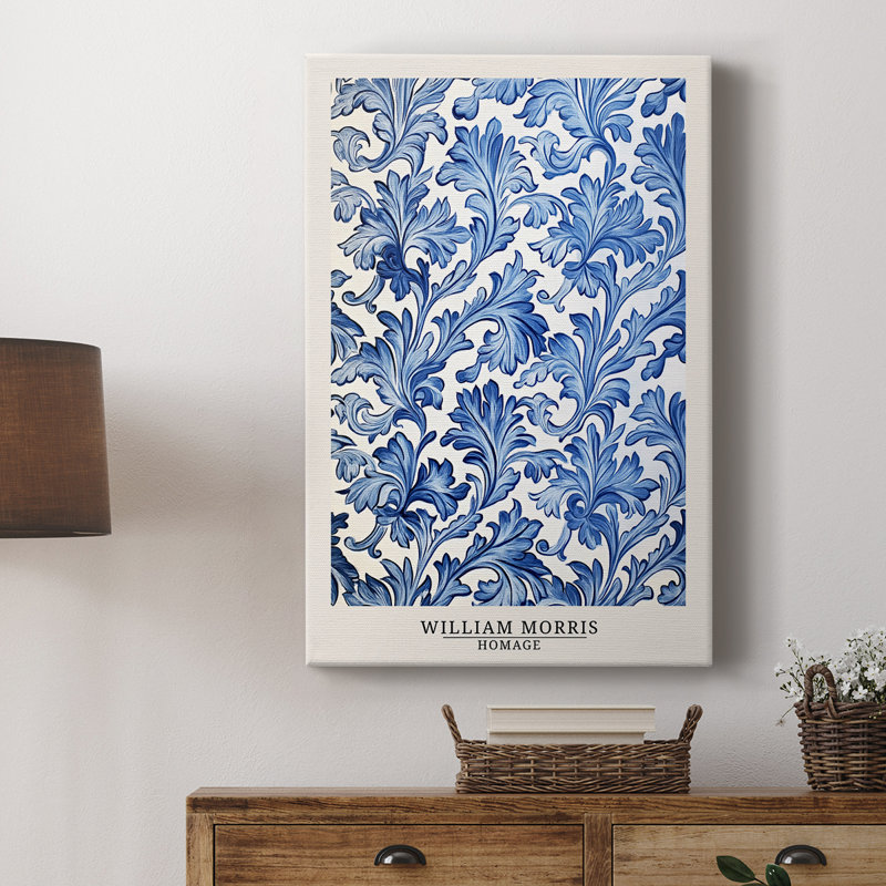 Wm Morris Series DLVII - Cavas de galerie sur mesure, H 36 po x l 24 po