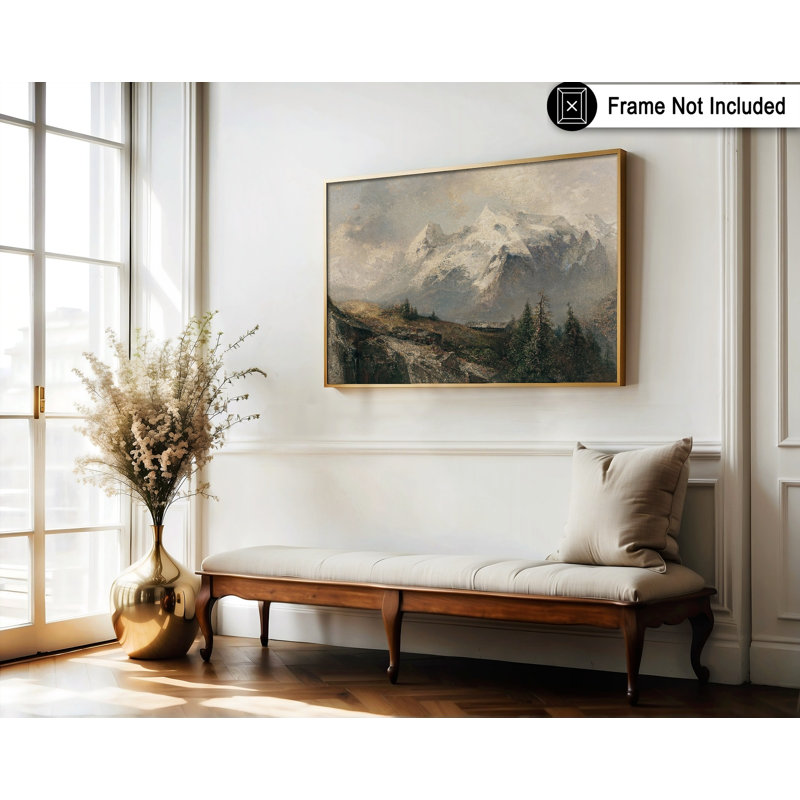 The Ortler and the Konigsspitze, Unframed, Poster, 18"H x 24"W