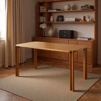 High-end Brown Rectangular Large Dining Table