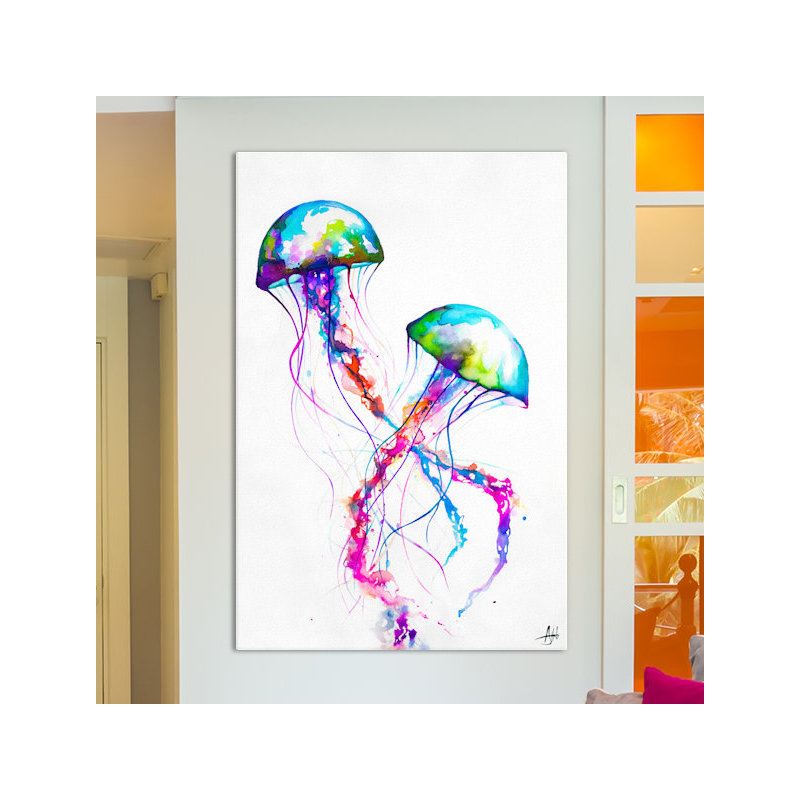 "par Marc Allante, impression sur toile, H 40 po x l 26 po x P 1,5 po, Toile tendue, Pas de tapis