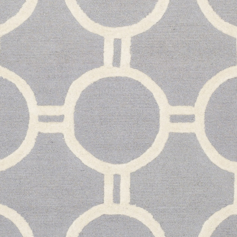 Cambridge Hand Tufted Wool Geometric Rug, Round 6'