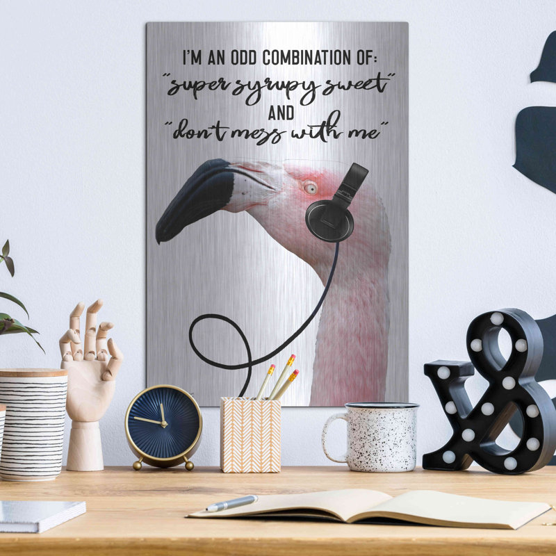 Trinx «I'm an Odd Combination» par Cindy Jacobs, art mural en métal, H 16 po x l 12 po