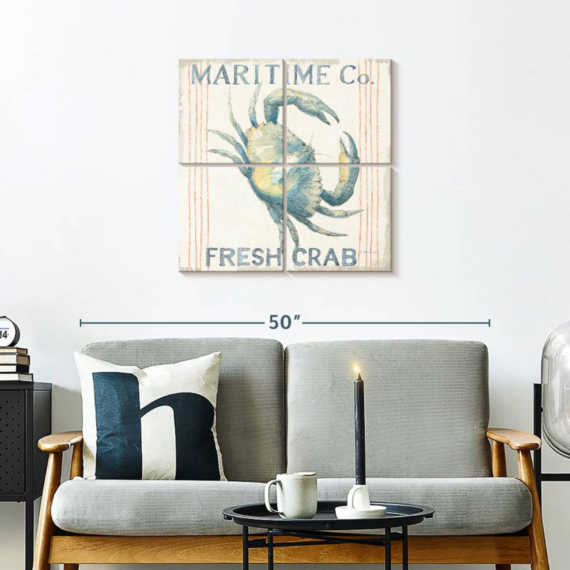 Kema Floursack Nautical XIV Wall Sign, 26" H x 26" W