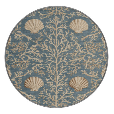 Machine Washable French Gray Area Rug