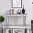 Loneta Mirrored Glass Writing Desk