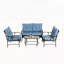 Ensemble de conversation en osier pour terrasse-1778012064