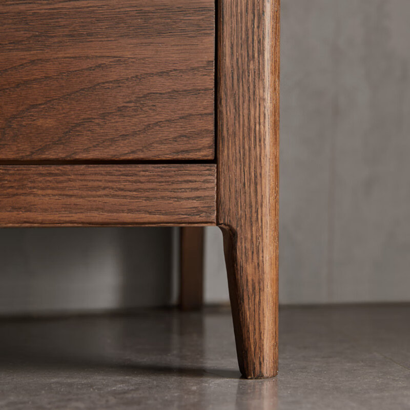 Vitrine simple en bois massif