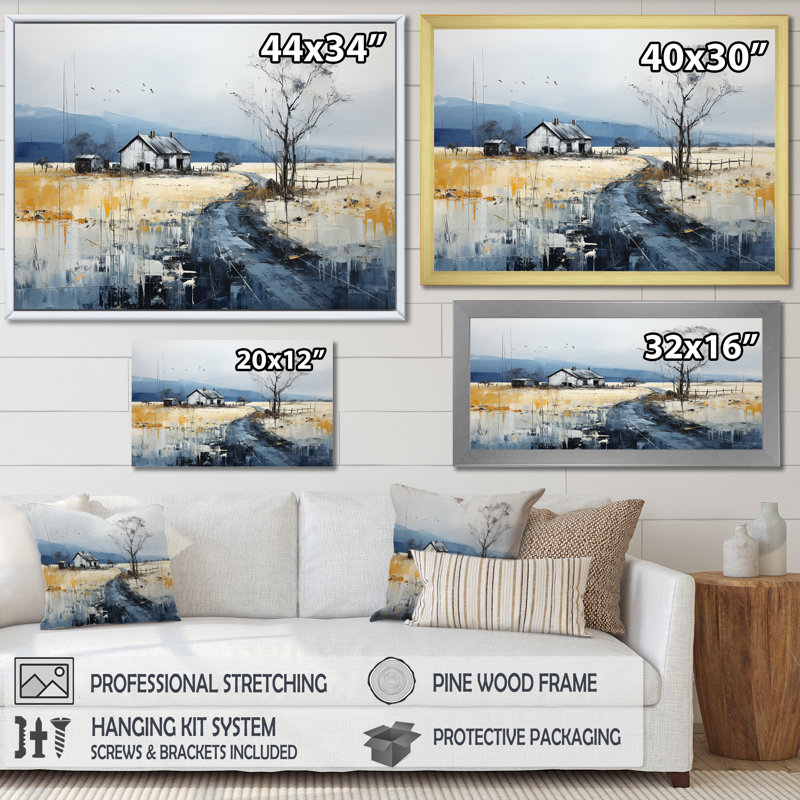 Farmstead Elegance Countryside III, Toile tendue, H 34 po x l 44 po x P 1,5 po
