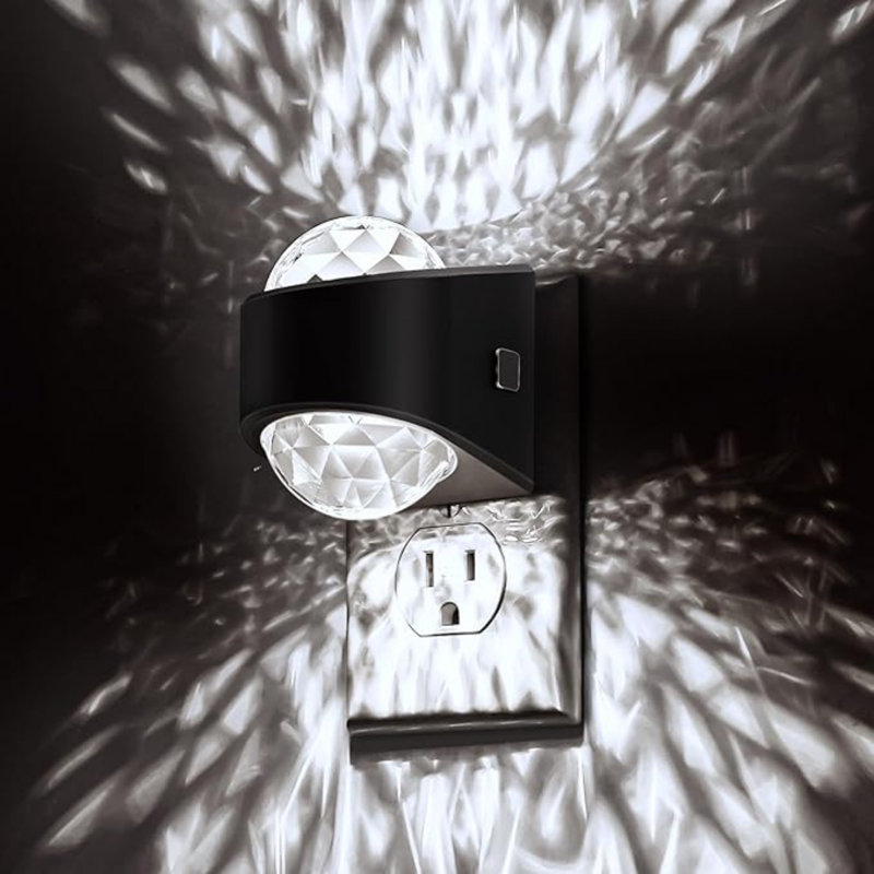 Veilleuse murale à DEL à intensité variable, idéale pour la chambre, la salle de bain, la chambre d'enfant, la salle de bain, la salle de jeux ou toute autre pièce. Lumière blanche 5000K.