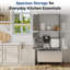 Grande armoire de rangement en acier inoxydable