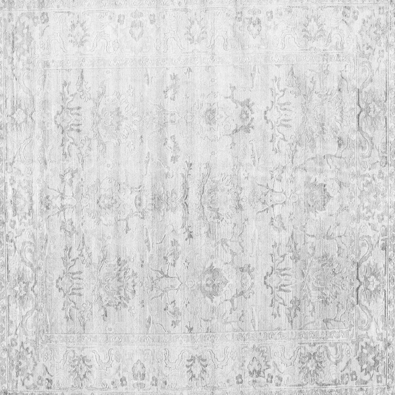Tapis gris Cannaday, Carré 3 pi