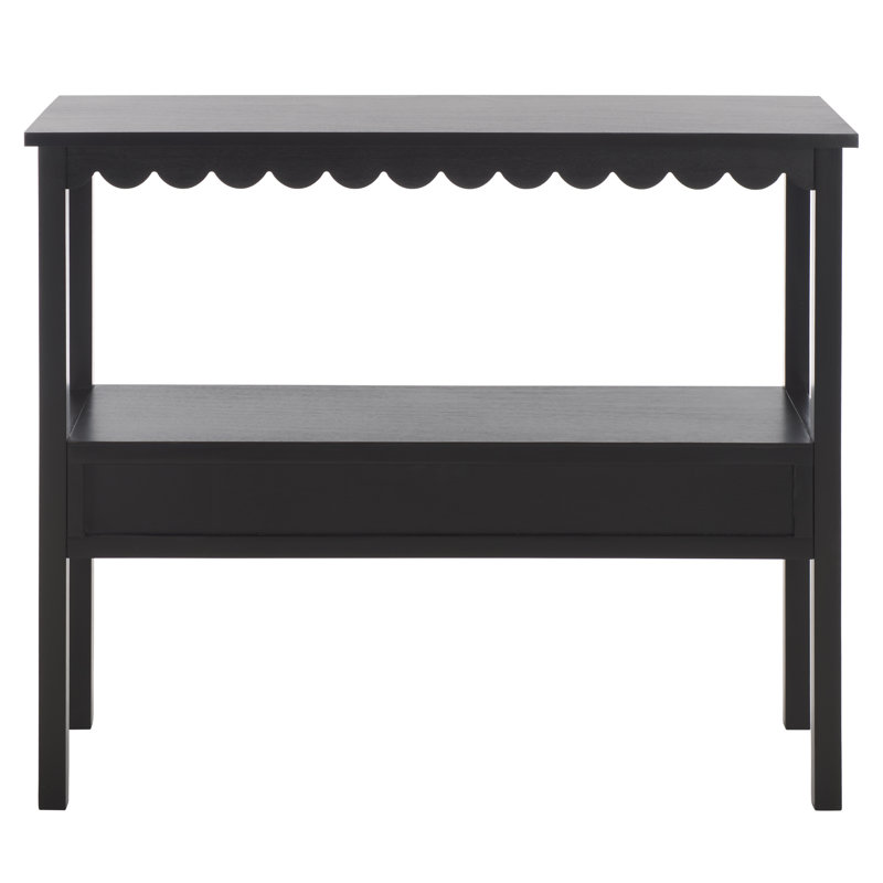 Haven Lower 2 Drawer Console, Matte Black