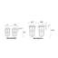 Steampunk 1 - Light LED Outdoor Wall Lantern-19149998-19150000