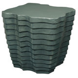 Strata Side Table, Cream