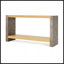 Console rétro Mirod avec menuiserie à queue d'aronde et placage de bois patiné