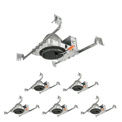 Air-Tight 4'' IC Rated Recessed Lighting Housing for New Construction