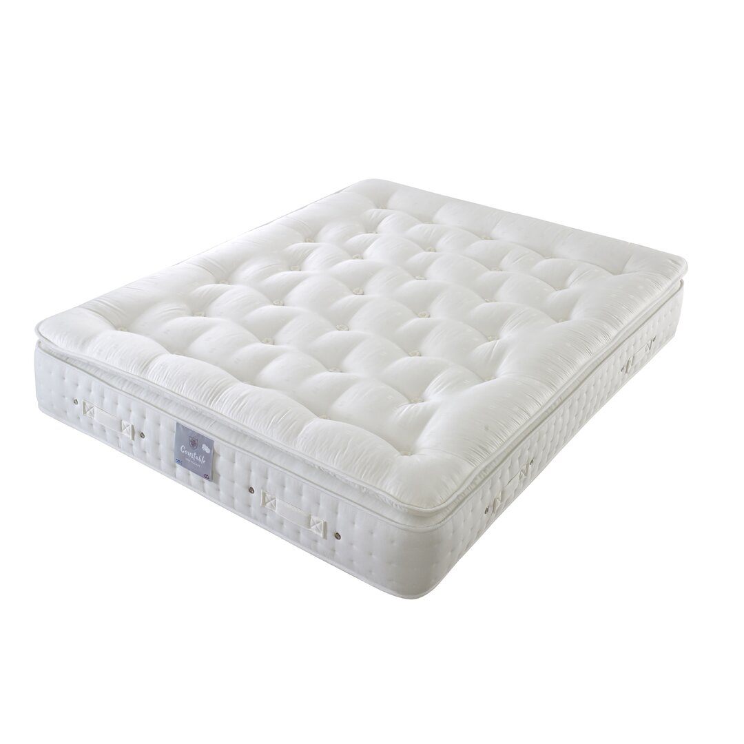 Faunsdale Pillow-Top Pocket Sprung 3000 Mattress white