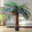 100cm Faux Palm Plant in Freestanding