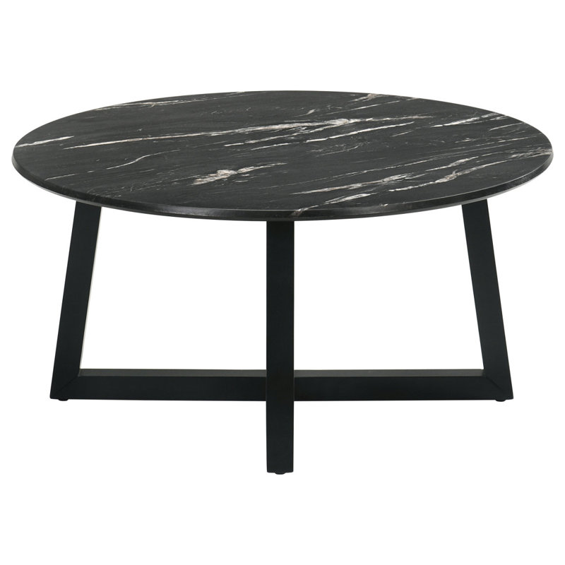 Enlow Round Marble-Like Smarttop Coffee Table