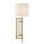  Applique murale 1 lumière Eastover en laiton chaud Eastover