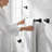 5-Piece Bath Hardware Set Bathroom Accessories Set With Towel Hooks Toilet Paper Holder And Towel Bar -116078741