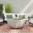 35.43" Modern Outdoor And Indoor Waterproof Coffee Table-997755820