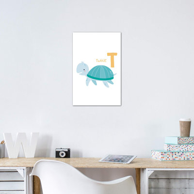 Animal Alphabet - T - impression d'art graphique