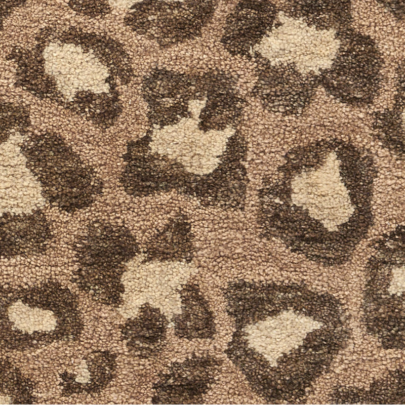 Tapis Figaro en laine tuftée à la main, motif animalier, couleur moka, 274 x 366 cm, Moka, 9' x 12'