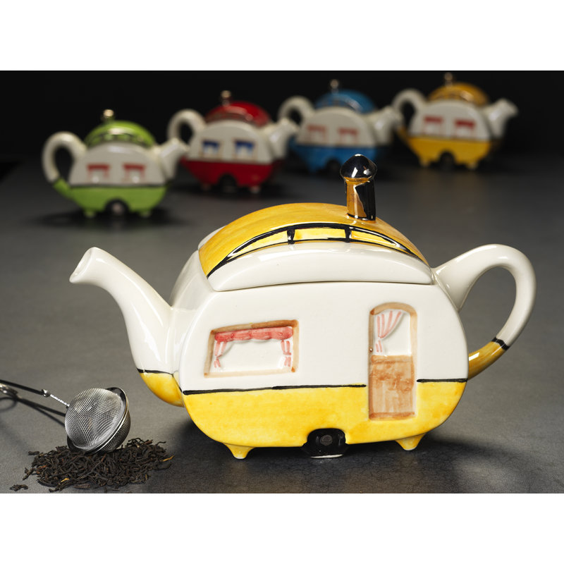 Williston Forge Ison 1ml Teapot, Yellow